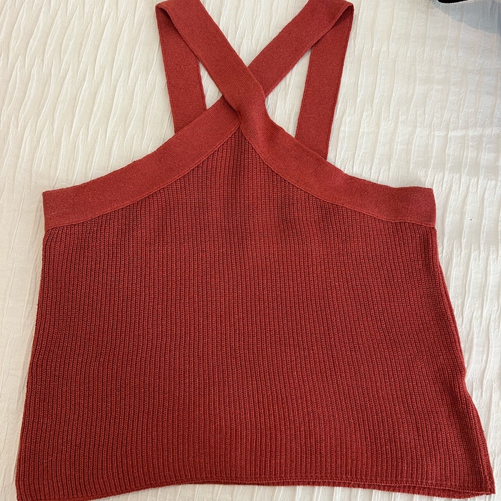 NOON Halter Knit Tank
